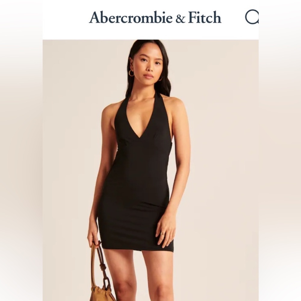 Abercrombie black mini dress